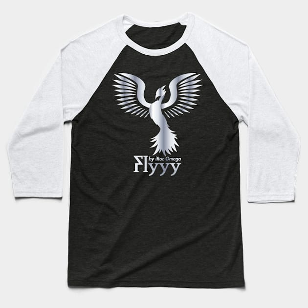 Flyyy by iRoc Omega lll Baseball T-Shirt by Worldly Things LLC.